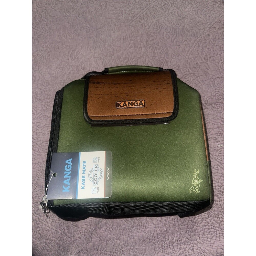 Kanga Insulated Soft Cooler Bag 12 Pack Can Beer and Seltzer Kase Mate Woody NEW